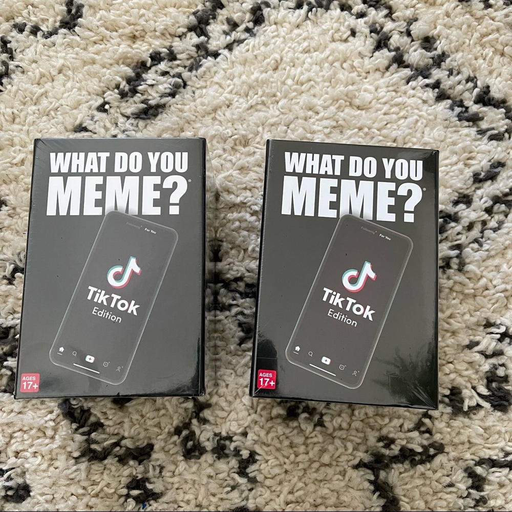 What Do You MEME? Tik Tok Edition New Sealed Adult Party Game For 2 Set.